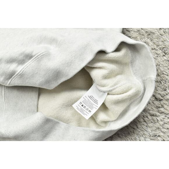 Nike Men's XS Gray Cotton Pullover Sweater - Swoosh Heavy Quality - Picture 8 of 8